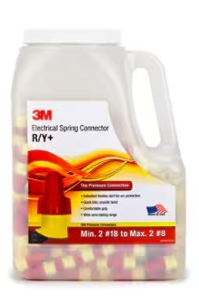 80611454515- Performance Plus Wire Connector R/Y+JUG, 500 per Jug