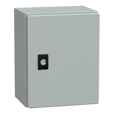 NSYCRN252150P-PanelSeT CRN plain door with mount.plate. H250xW200xD150 IP66 IK10 RAL7035..