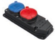 BY10-307-2way Socket (1 tr􀶈 + 1 mono)