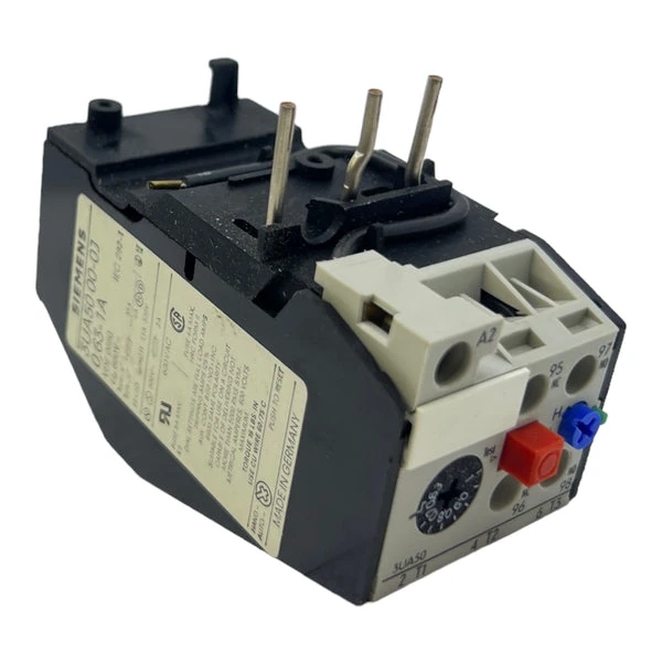 3UA5000-0J-THERMAL.DELAYED OVERLOAD RELAY F.MOUNTG.ONTO CONTACT./STARTERS SETTING RANGE 0.63 TO 1A 1NO+1NC