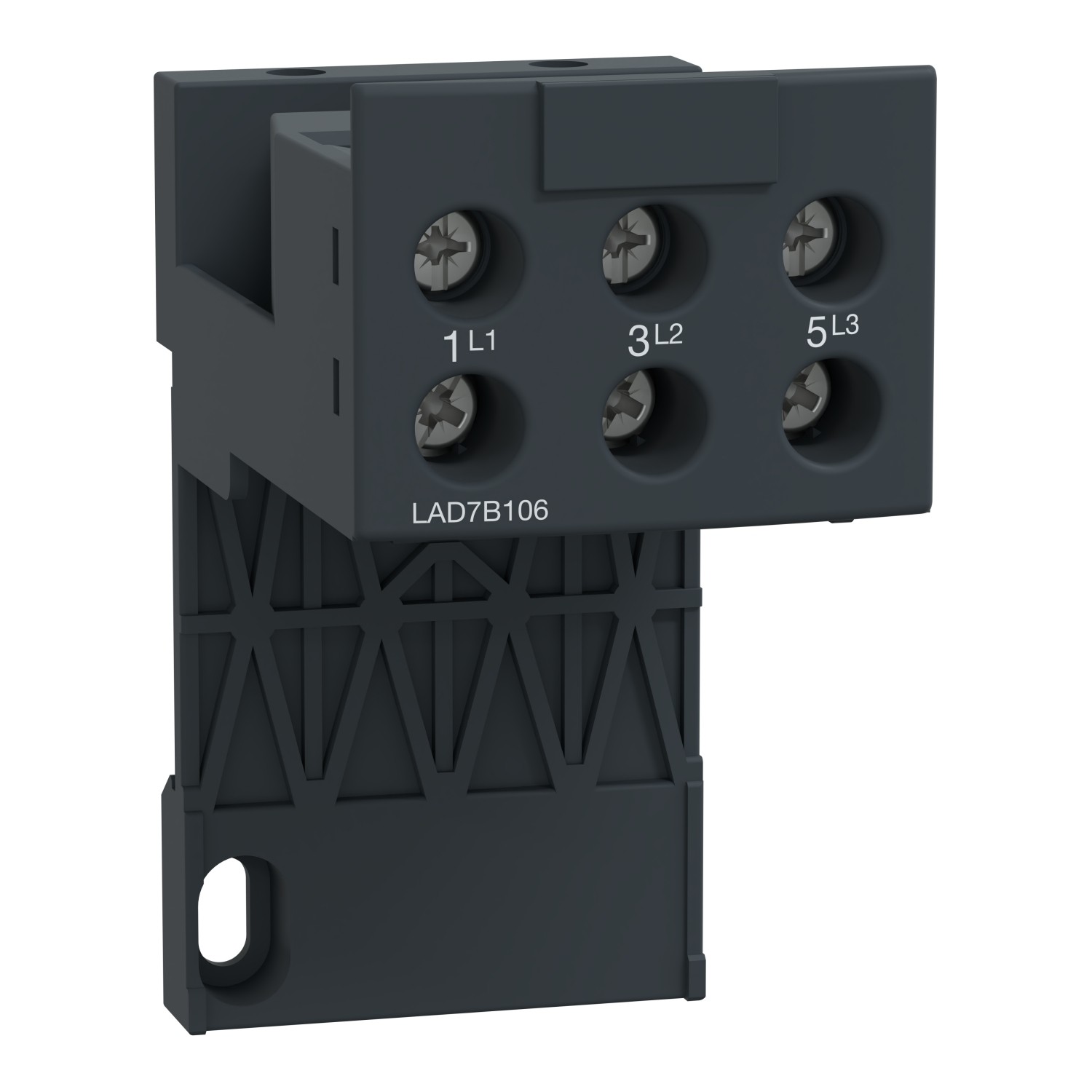 GV2AF4-Combination block,TeSys Deca,between GV2(Screw connection) mounted on LAD311 and LC1D09-D38