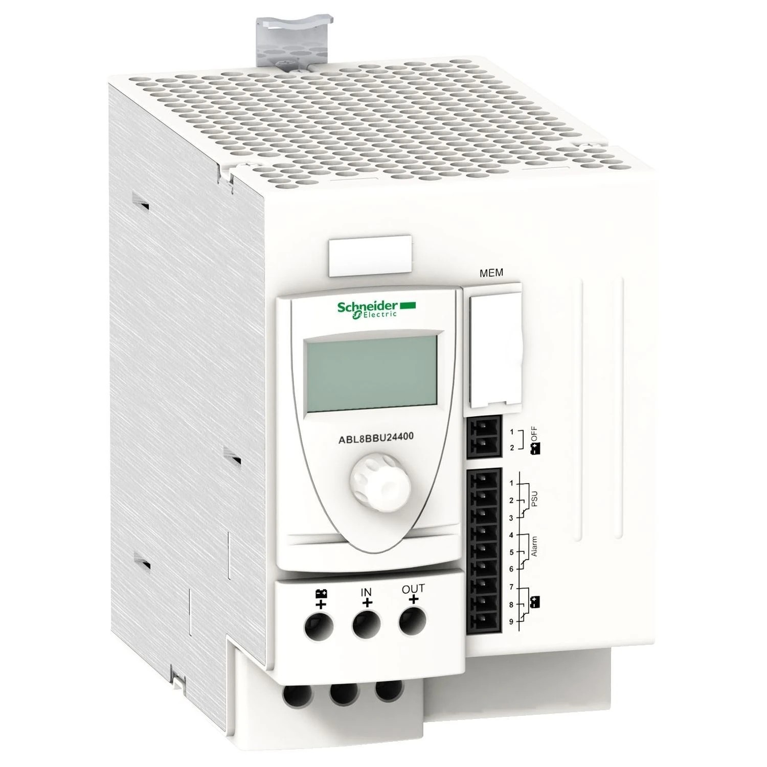 ABL8BBU24400-battery control module, phaseo ABL7 ABL8, 24 to 28.8V DC, phaseo ABL7 ABL8, 24V, 40A, for regulated SMPS