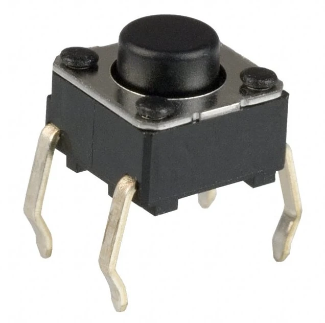 B3F-1020-Tactile Switch SPST-NO Top Actuated Through Hole