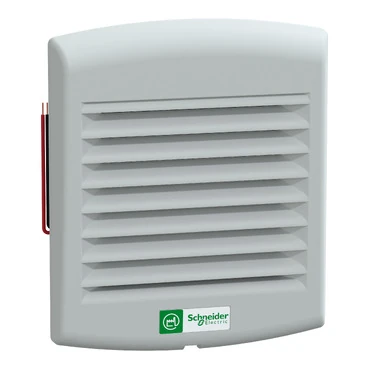 NSYCVF38M24DPF-ClimaSys forced vent. IP54, 58m3/h, 24V DC, with outlet grille and filter G2