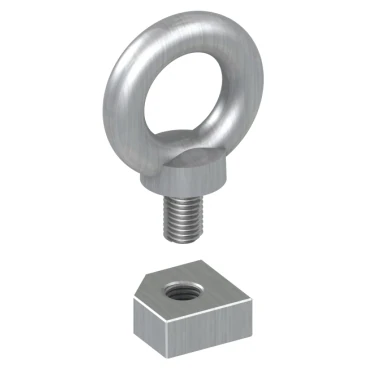 NSYSMEB-set of 4 PanelSeT SM M12 lifting eyebolt - galvanized cast steel