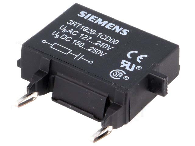 3RT1926-1CD00-RC ELEMENT, AC 127...240V, DC 150...250V, SURGE SUPPRESSOR, FOR MOUNTING ONTO CONTACT