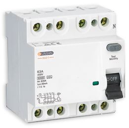 KA343230-GÜNSAN TRİFAZE KAÇAK AKIM RÖLESİ 4P 32A 30MA KA3 4-32/30