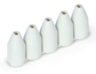 2002-171-Insulation stop; 0.25 - 0.5 mm²; 5 pieces/strip; light gray