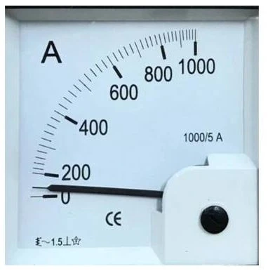 AA300572X72-ECS ANALOG AMPERMETRE 300/5A 72*72