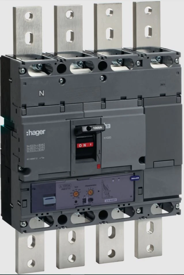 HNE971H-Moulded Case Circuit Breaker h1000 4P 50kA 1000A LSI