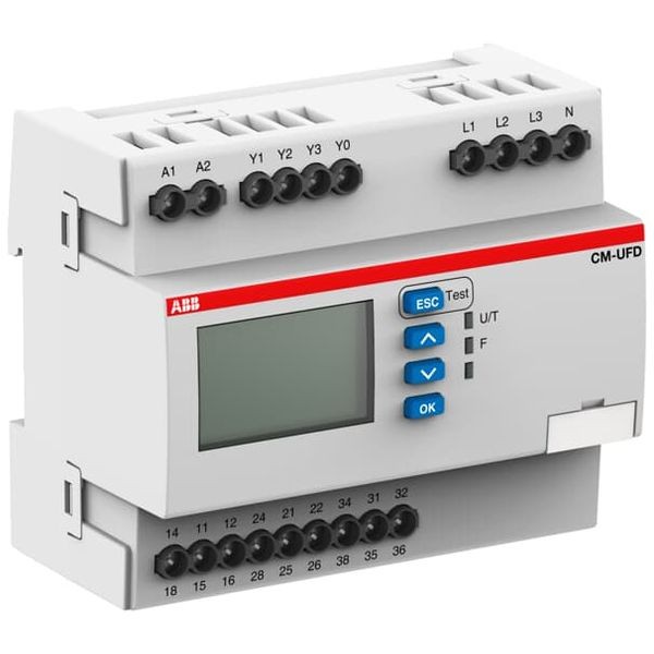 1SVR560730R3402 - CM-UFD.M33 Grid feeding monitoring relay 3c/o,L-L= 0-550VAC,L-N=0-317VAC