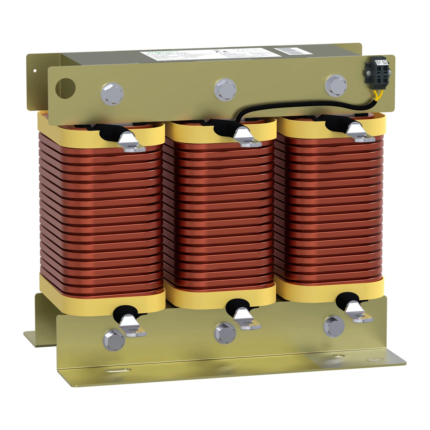 LVR07500A40LO-anti harmonic EasyLogic PFC detuned reactor, 50kvar, 7%, 50Hz, 400V, aluminium winding