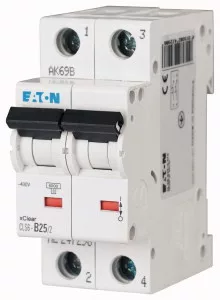 247677 CLS6-C4/2 Miniature circuit breaker. 2P, 4A, C characteristic, 6kA