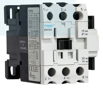 EW032_C-Endst. kontaktör 32A-AC3 / bobin 220V 50-60Hz