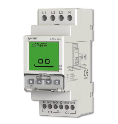 M5416-ENTES GERİLİM KORUMA RÖLESİ EKRANLI GKRC-21E