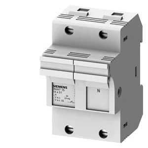 3NW7151-SENTRON, cylindrical fuse holder, 14x51 mm, 1P+N, In: 50 A, Un AC: 690 V