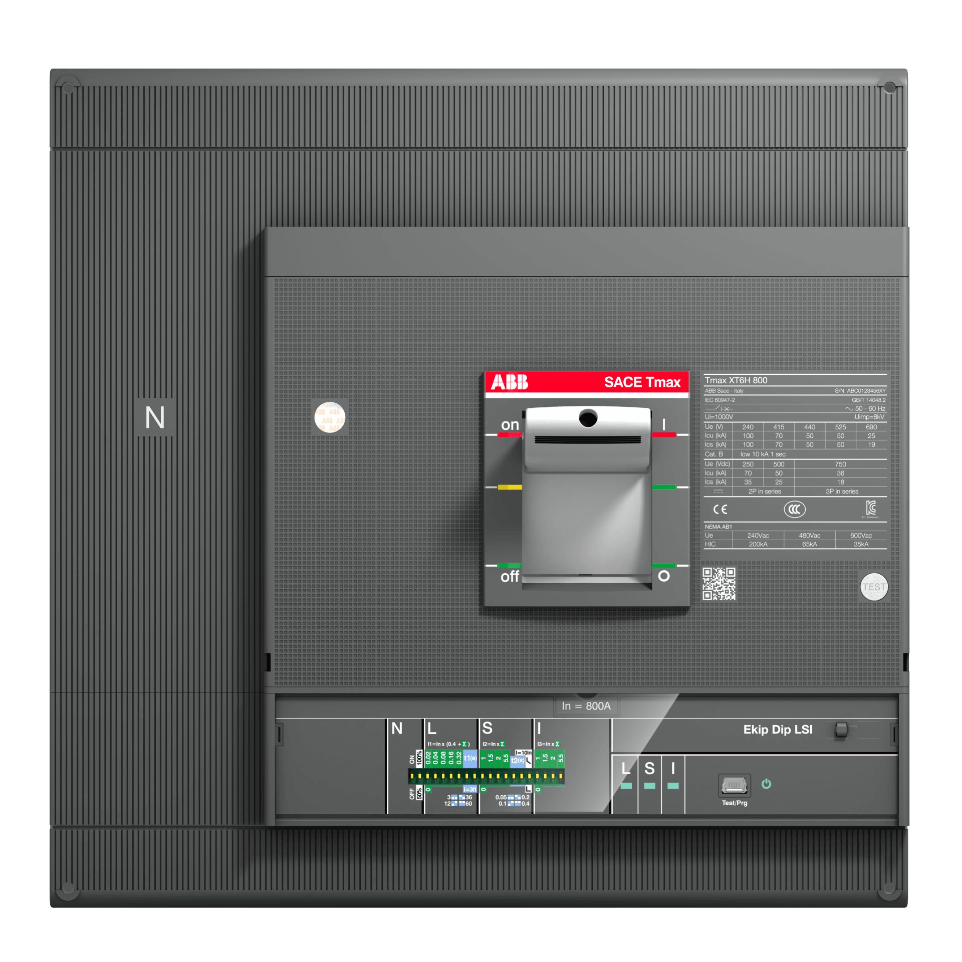 1SDA100755R1-XT6S 1000 Ekip Dip LS/I In=1000 4p F F