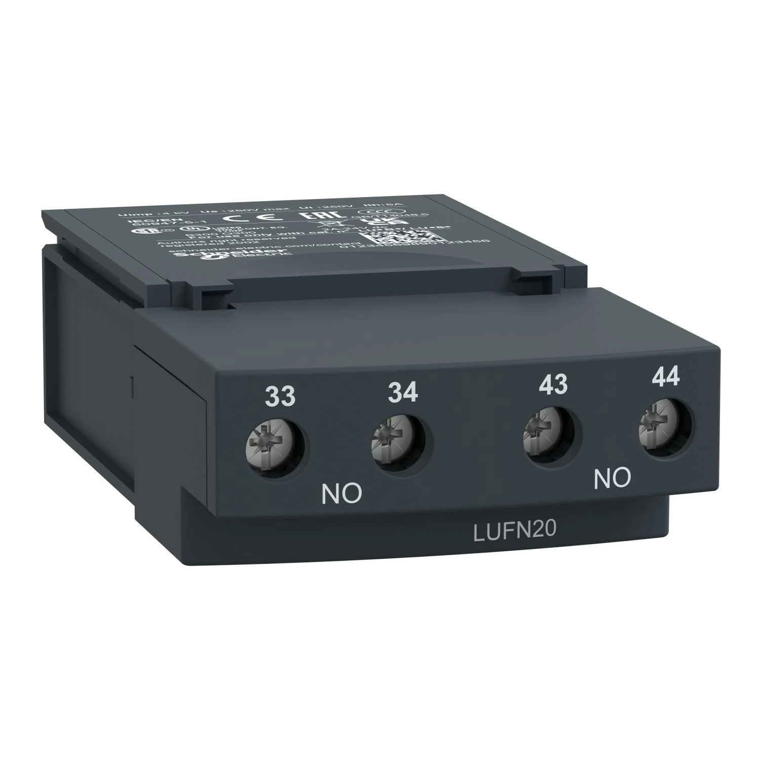 LUFN20-auxiliary contacts LUF - 2NO