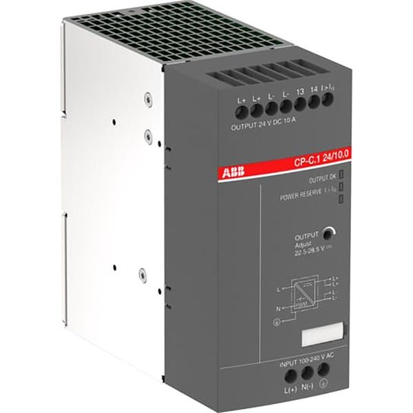 1SVR360663R1001 - CP-C.1 24/10.0 Power supply In:100-240VAC/90-300VDC Out:DC 24V/10A