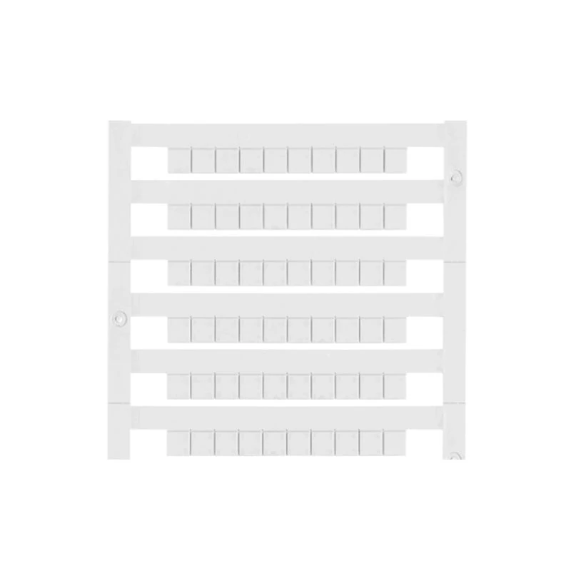1609801044-DEK 5/5 MC NE WS Dekafix, Terminal marker, 5 x 5 mm, Pitch in mm (P): 5.00 Weidmueller, white