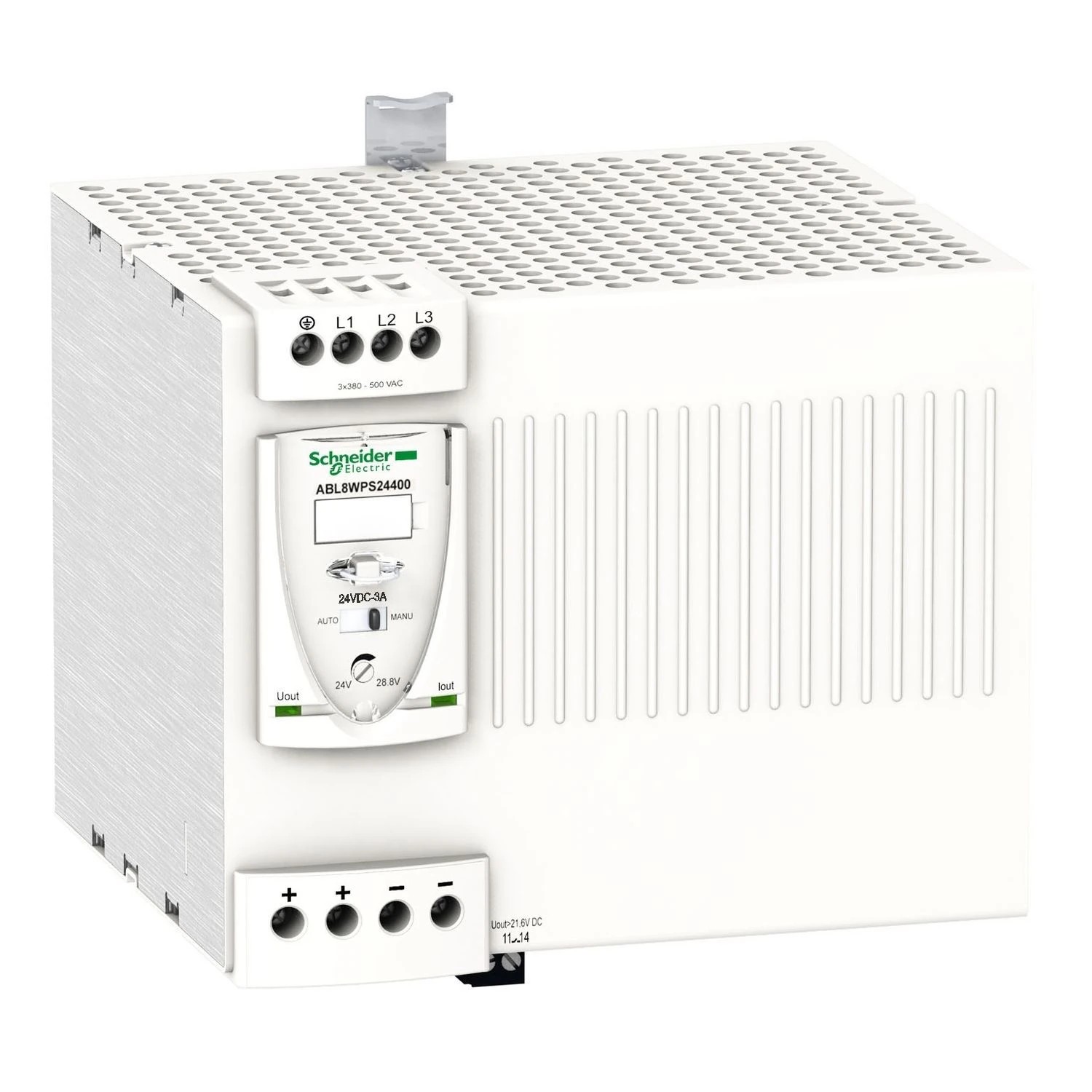 ABL8WPS24400-regulated SMPS - 3-phase - 380..500 V - 24 V - 40 A