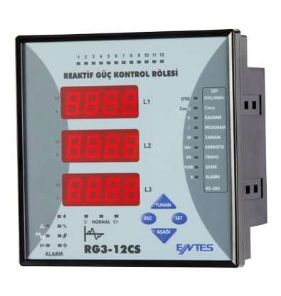 M3682-RG3-12E, REAKTİF GÜÇ KONTROL RÖLELERİ