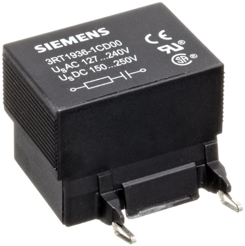 3RT1936-1CD00-RC-ELEMENT, AC 127...240 V, SURGE SUPPRESSOR, FOR MOUNTING ONTO CONTACTORS SIZE S2 AND S3