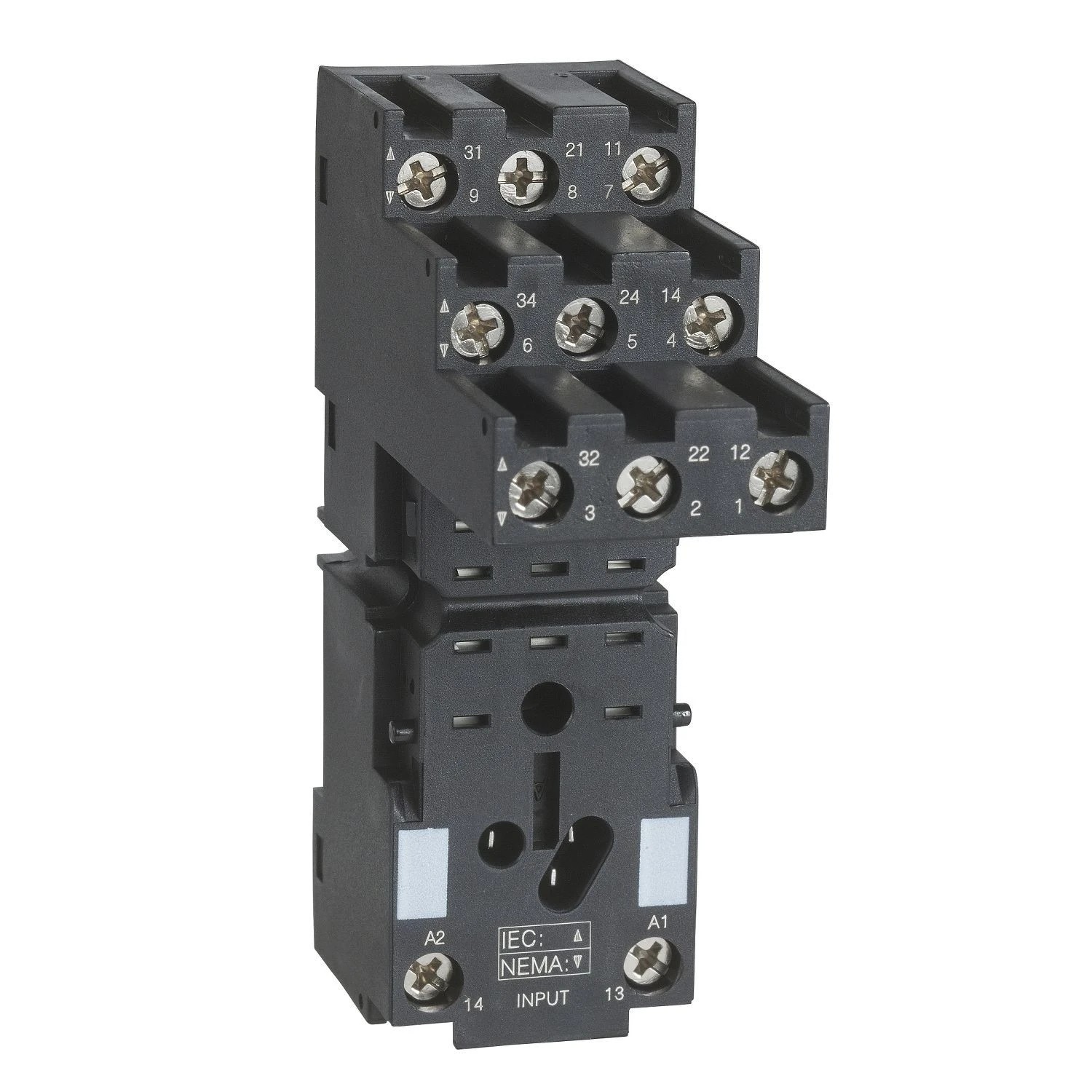 RXZE2S111M-Socket, separate contact, 10 A, relay type RXM3, screw connector, 250 V AC