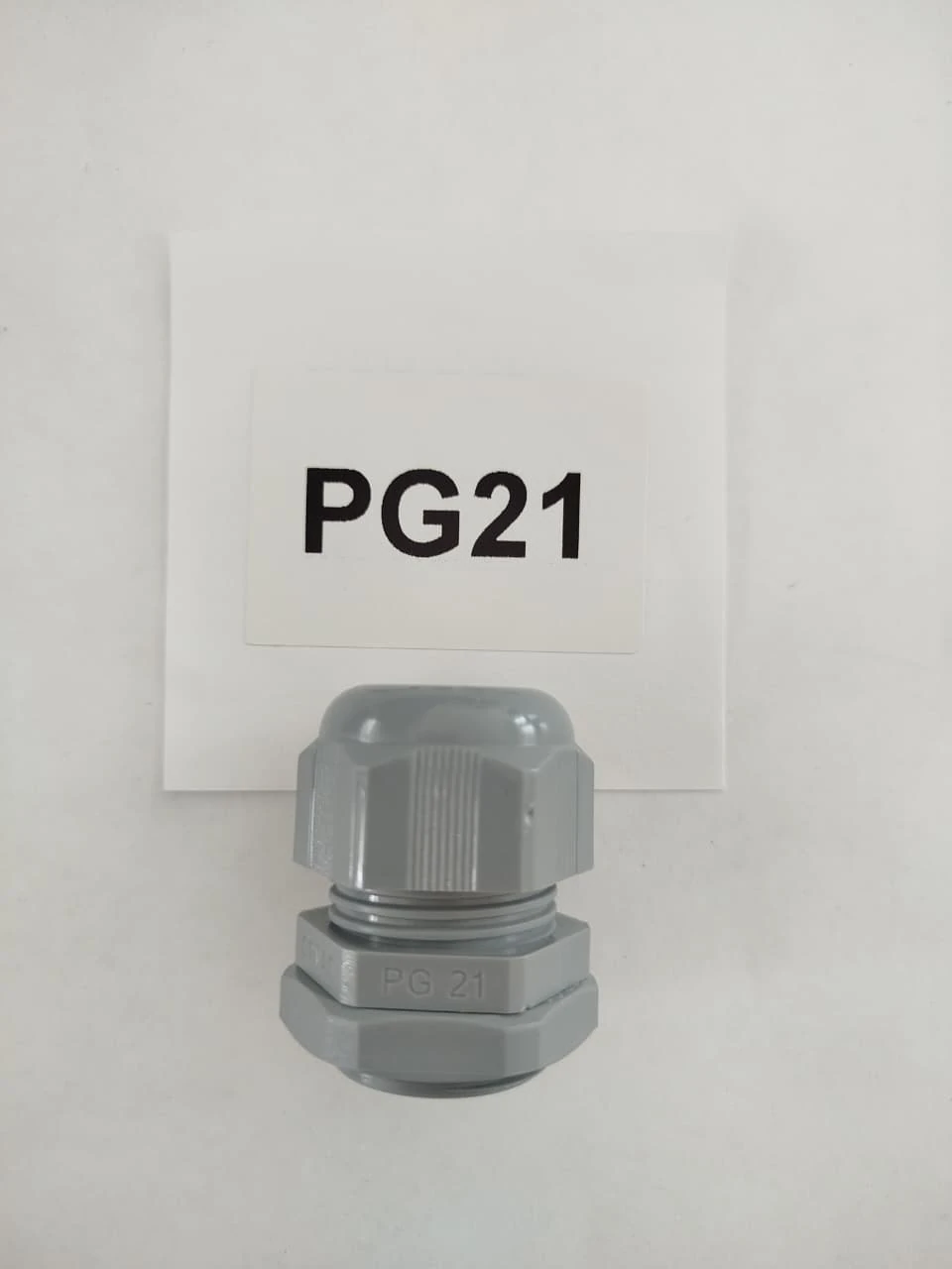 PG21-ORTAÇ ETANJ TİP KABLO RAKORU (SOMUNLU,GRİ)