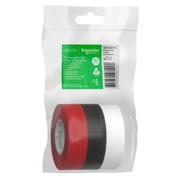IMT38215-Insulation tape, Thorsman, 19mm X 20m, red-black-white
