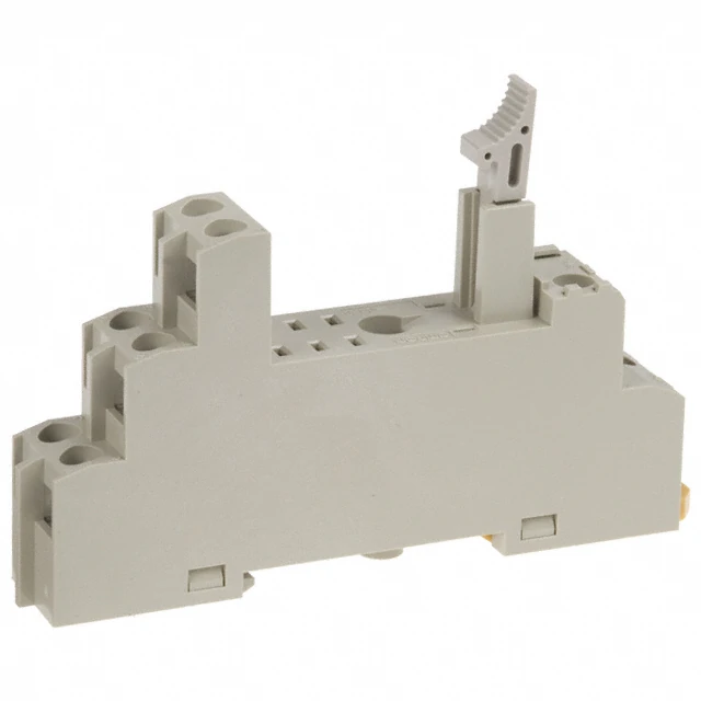 P2RF-08-E-Socket; PIN: 8; 5A; 250VAC; for DIN rail mounting; screw terminals