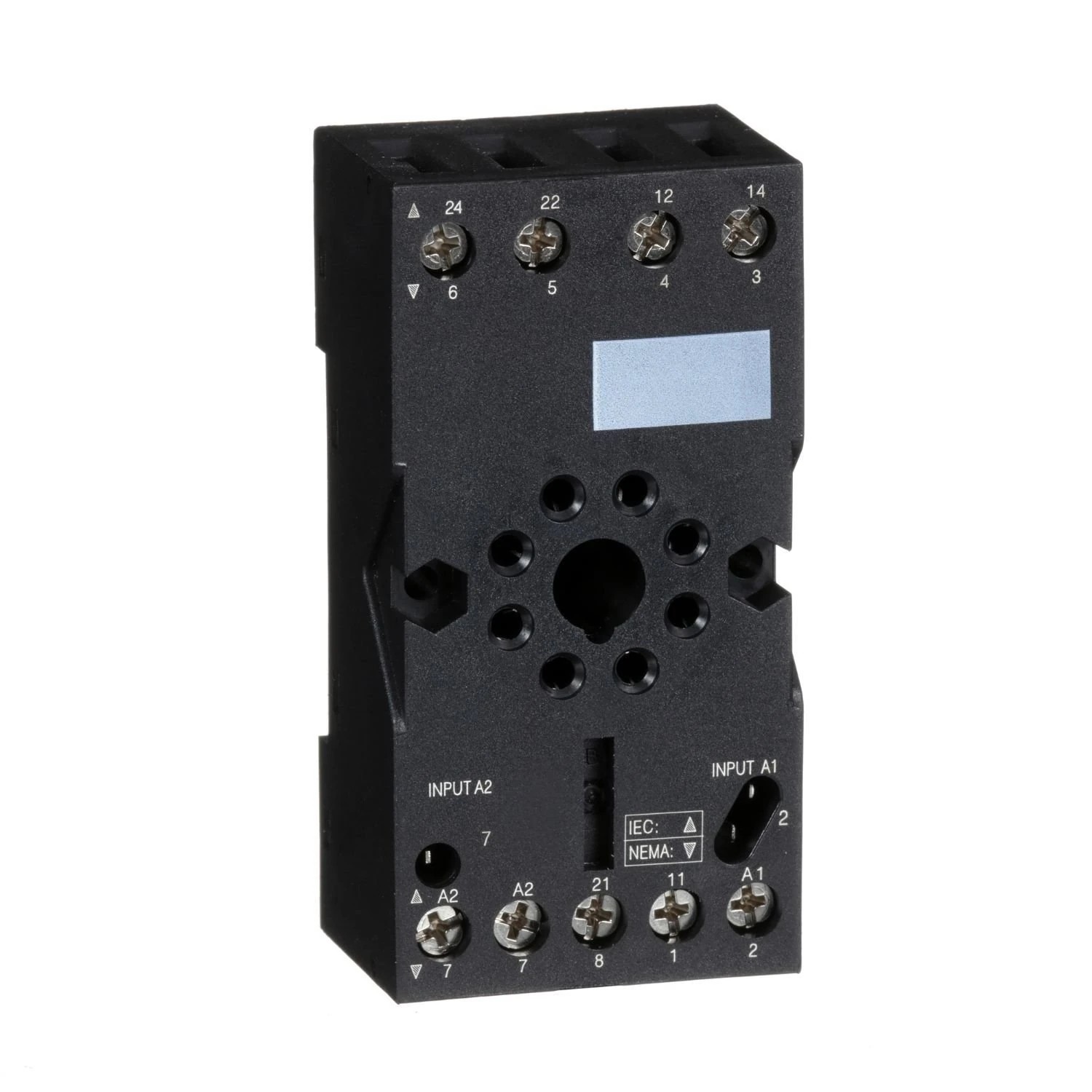RUZC2M-socket, Harmony Electromechanical Relays, for RUMC2 relays, 10A, screw connec to rs, mixed contact