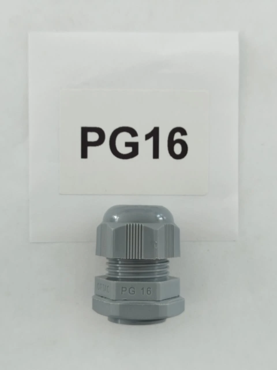 PG16-ORTAÇ ETANJ TİP KABLO RAKORU (SOMUNLU,GRİ)