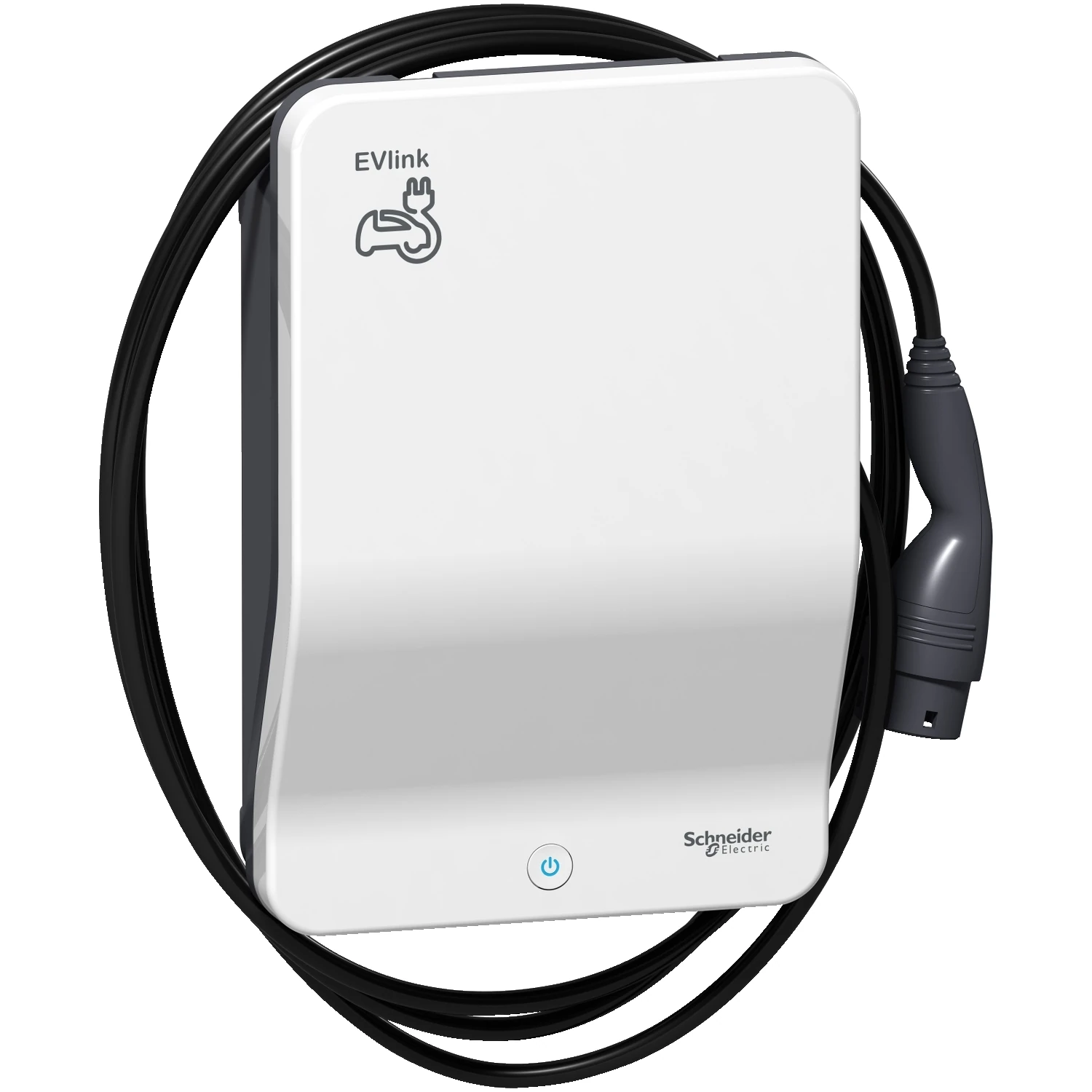 EVB1A22PCKI-EVlink Smart Wallbox - 22 kW - Attached cable T2 - Key