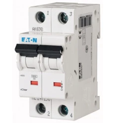 247885 Disjoncteur miniature CLS4-C4/2. 2P, 4 A, caractéristique C, 4,5 kA.