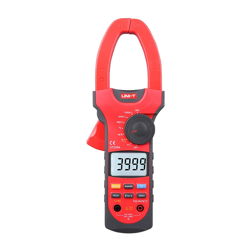 UT208A-UT207/A to UT209/A Series 1000A Digital Clamp Meters