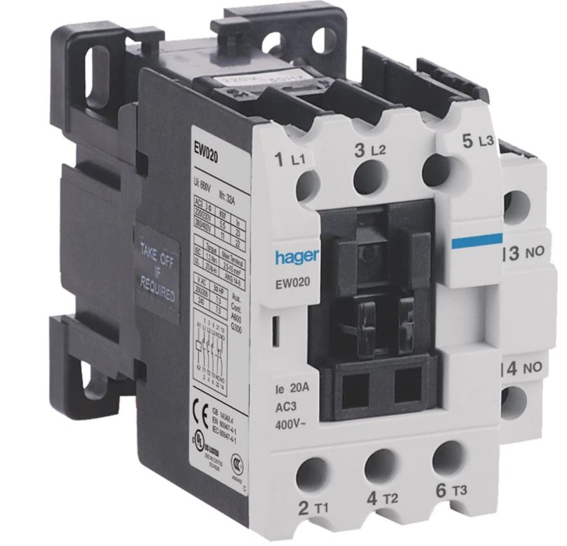 EW020_C-Endst. kontaktör 22A-AC3 / bobin 220V 50-60Hz