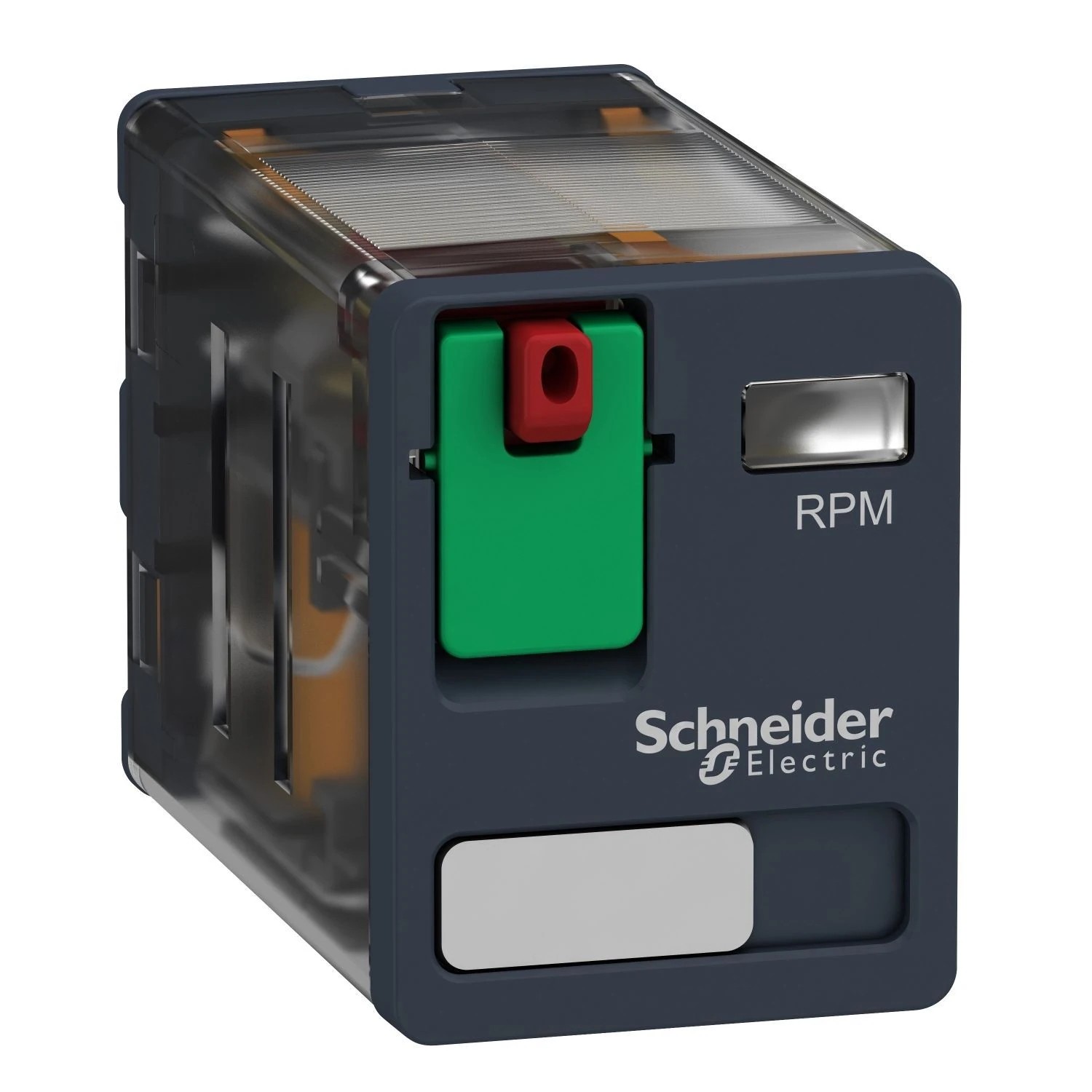RPM21P7-Power plug-in relay, 15 A, 2 CO, 230 V AC