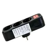 77-634-00-3 Gang Surge Protected Plug Socket