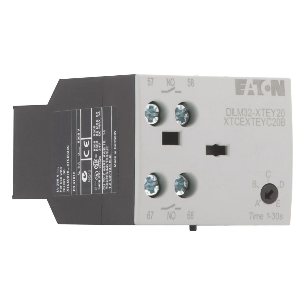 101448-DILM32-XTEY20(RAC240) - Timer module, 200-240VAC, 1-30s, star-delta