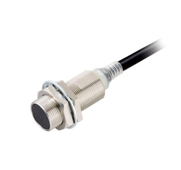 E2E-X7D1-N-2M-Inductive Proximity Sensor 0.276" (7mm) IP67 Cylinder, Threaded - M18