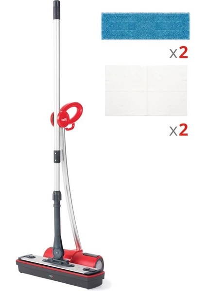 Polti Moppy Red Kablosuz Buharlı Paspas