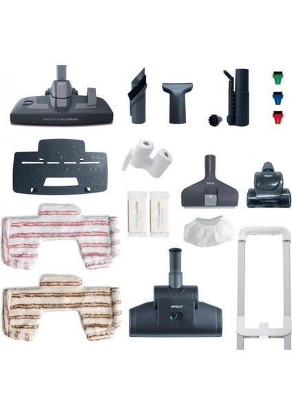 Polti Unico MCV85 Total Clean Turbo 6 Bar Buharlı - Siklonik Vakumlu Elektrikli Süpürge