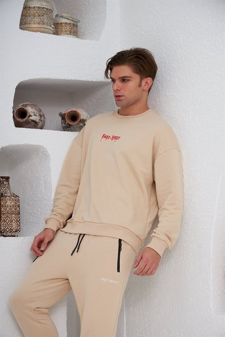 Önü Baskılı Sweatshirt