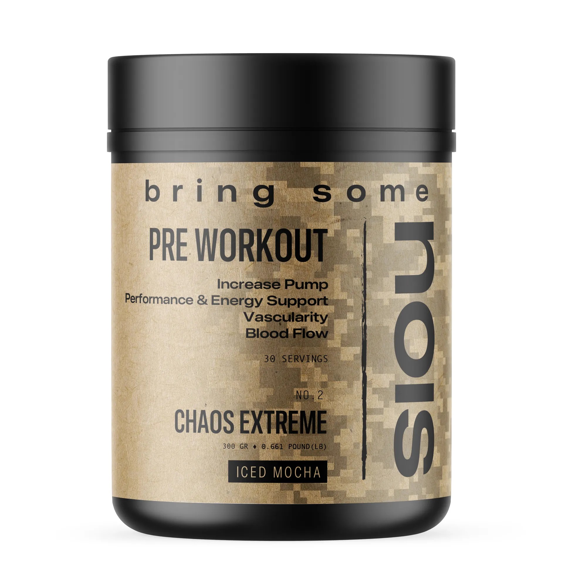 NOIS PRE WORKOUT "CHAOS EXTREME" Iced Mocha 300 GR