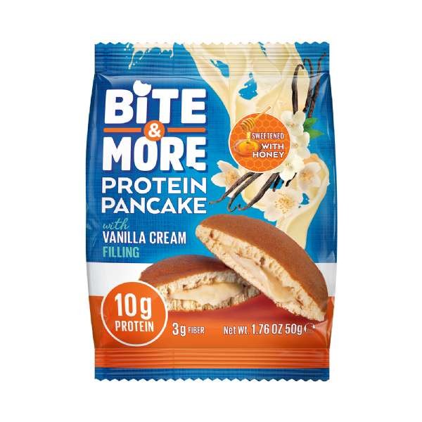 Bite & More Protein Pancake 50 GR - Vanilla Cream