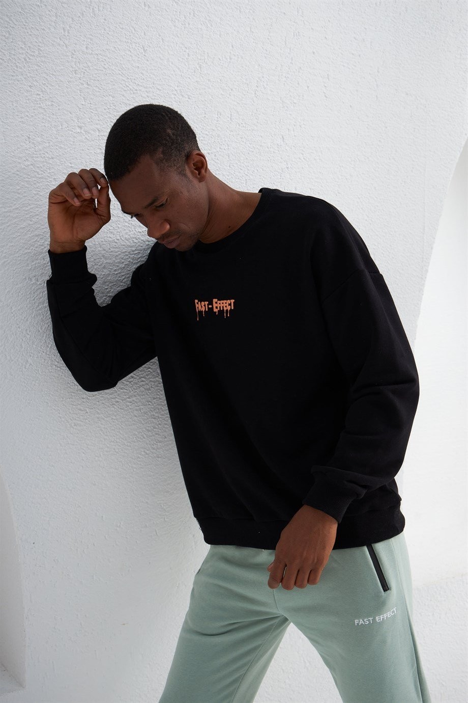 Önü Baskılı Sweatshirt