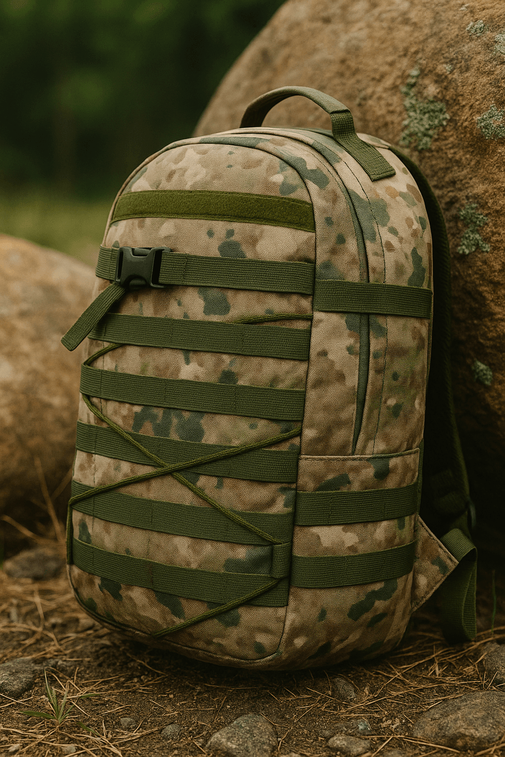 50L Askeri Taktik Sırt Çantası Kamuflaj Desenli | Outdoor, Kamp, Av, Dağcılık