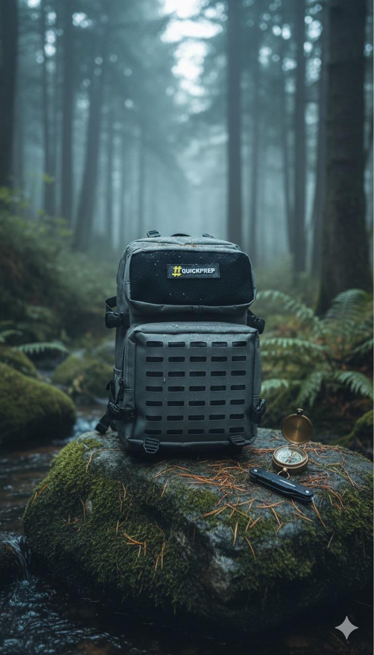 QuickPrep 45L Spor & Outdoor Sırt Çantası | Limitli Seri - Gray