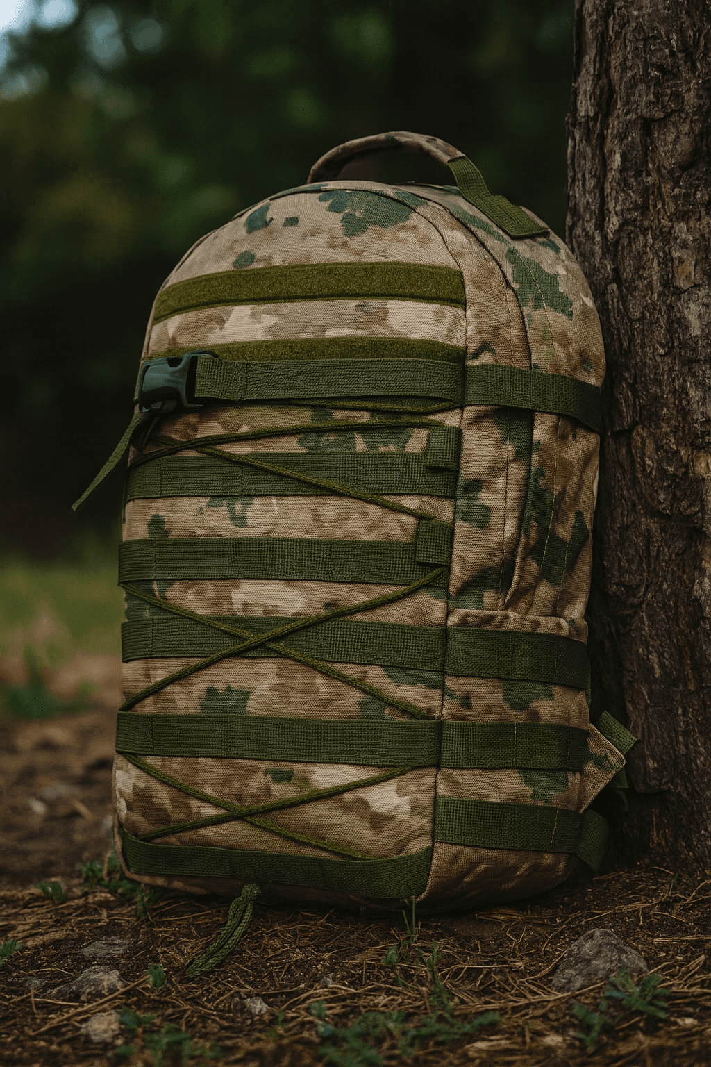 50L Askeri Taktik Sırt Çantası Kamuflaj Desenli | Outdoor, Kamp, Av, Dağcılık